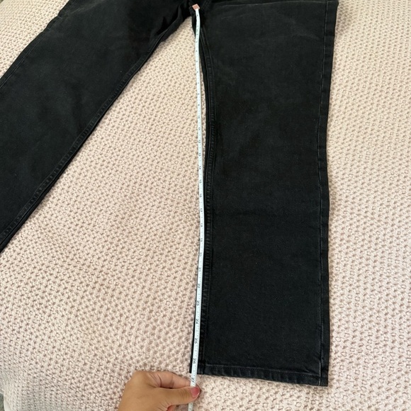 GAP High Rise Straight Jeans Washed Black Women’s 8/29 Short in Charcoal - Picture 10 of 13